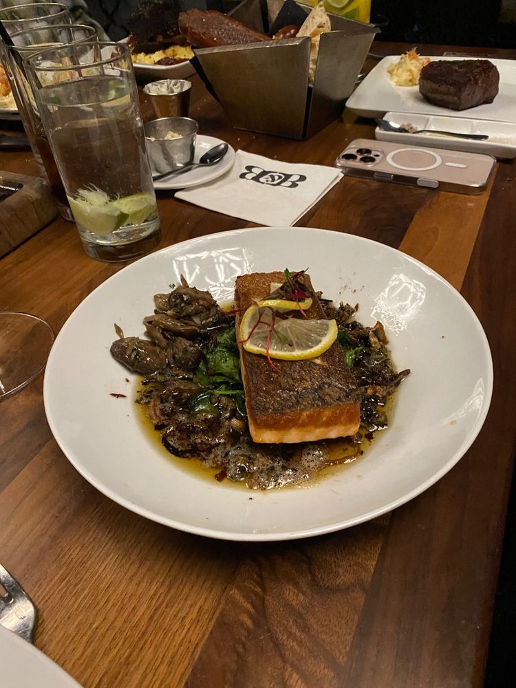 Salmon, seared to perfection
